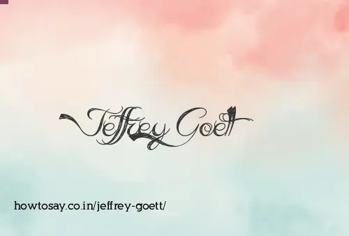 Jeffrey Goett