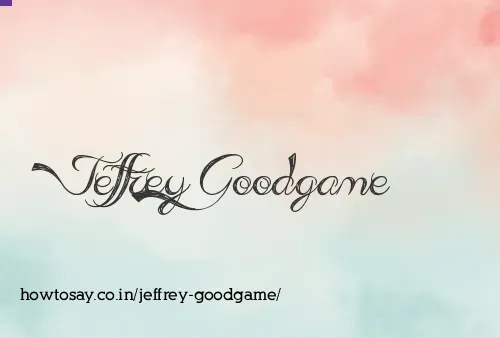 Jeffrey Goodgame