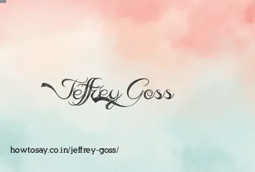 Jeffrey Goss