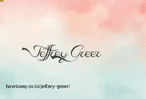 Jeffrey Greer