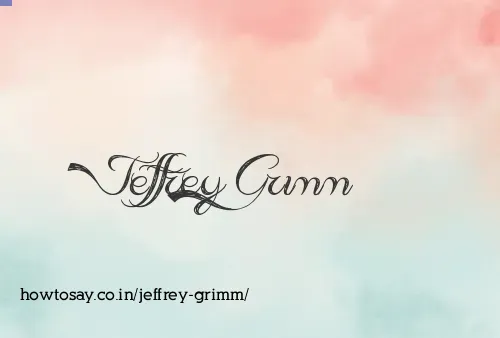 Jeffrey Grimm