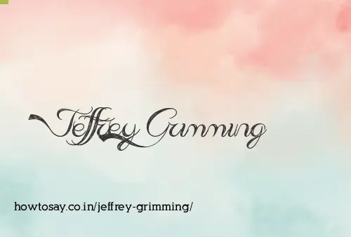 Jeffrey Grimming