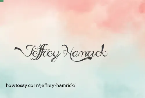 Jeffrey Hamrick