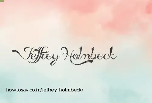 Jeffrey Holmbeck
