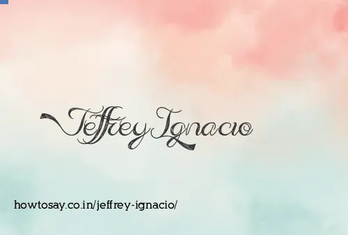 Jeffrey Ignacio