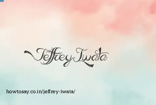 Jeffrey Iwata