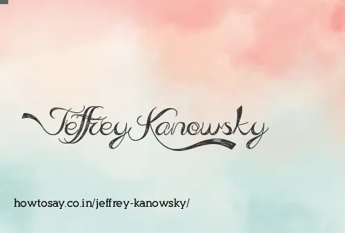 Jeffrey Kanowsky