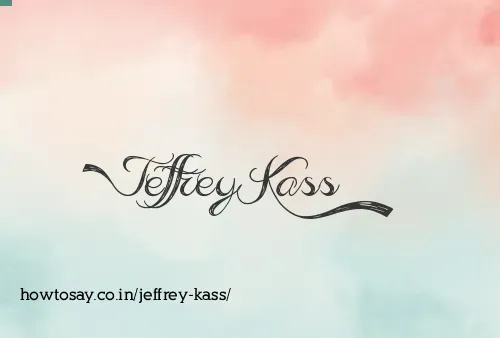 Jeffrey Kass