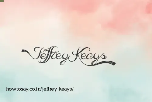 Jeffrey Keays
