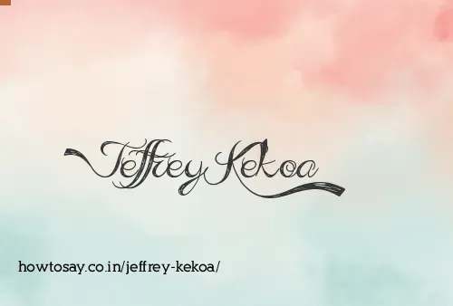 Jeffrey Kekoa