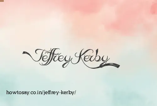 Jeffrey Kerby