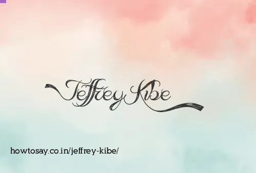 Jeffrey Kibe