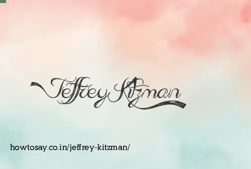 Jeffrey Kitzman