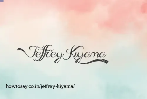 Jeffrey Kiyama