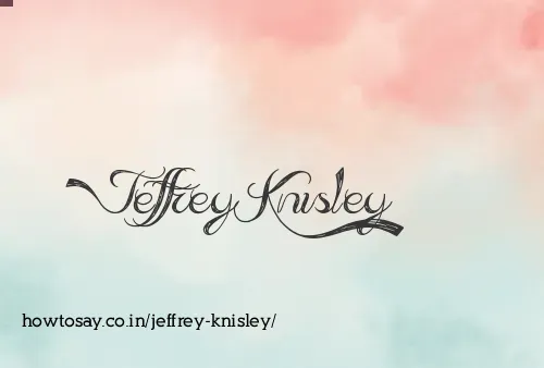 Jeffrey Knisley