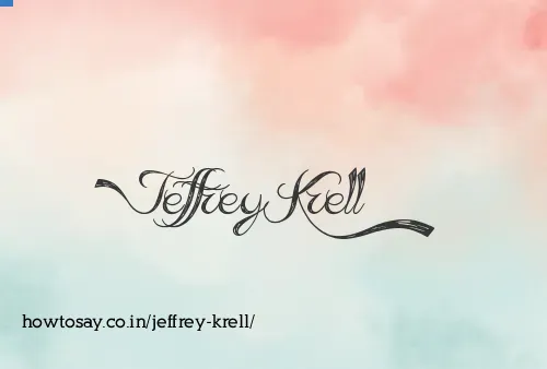 Jeffrey Krell