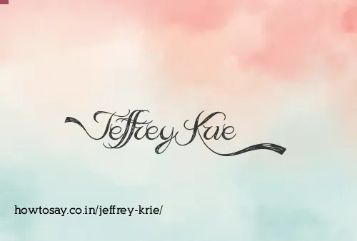 Jeffrey Krie