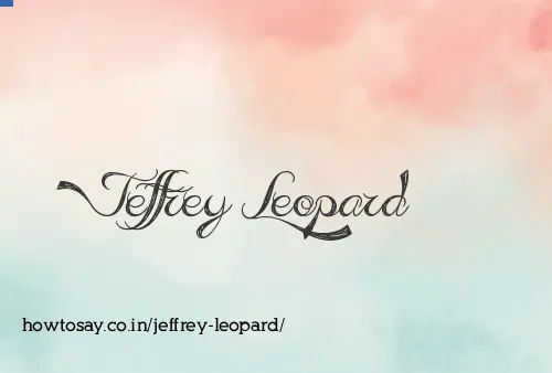 Jeffrey Leopard