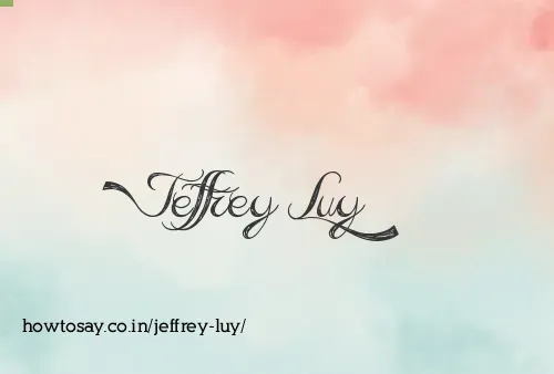 Jeffrey Luy