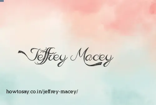 Jeffrey Macey