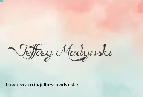 Jeffrey Madynski