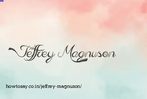 Jeffrey Magnuson