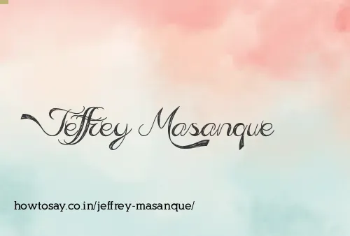 Jeffrey Masanque