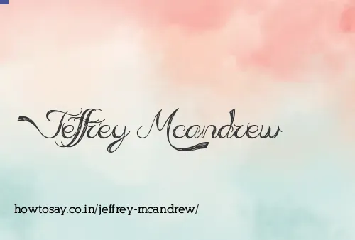 Jeffrey Mcandrew