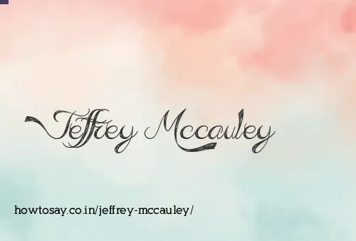 Jeffrey Mccauley