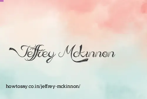 Jeffrey Mckinnon