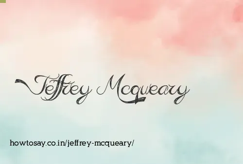 Jeffrey Mcqueary