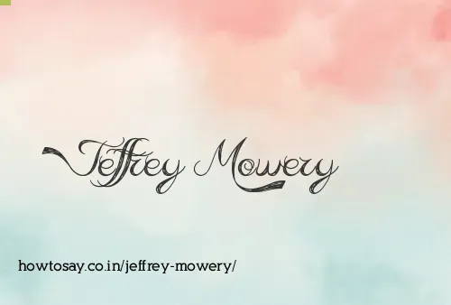 Jeffrey Mowery