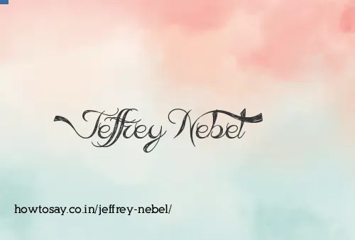 Jeffrey Nebel