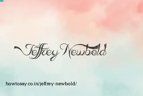 Jeffrey Newbold