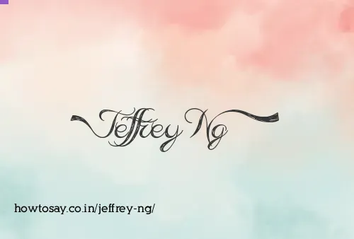 Jeffrey Ng
