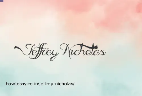 Jeffrey Nicholas