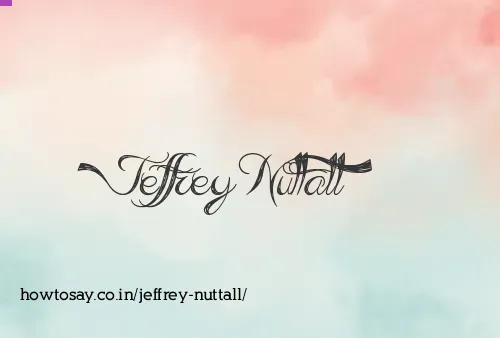 Jeffrey Nuttall