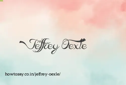 Jeffrey Oexle