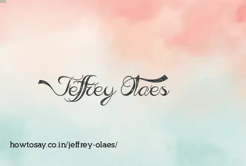 Jeffrey Olaes