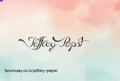 Jeffrey Papst