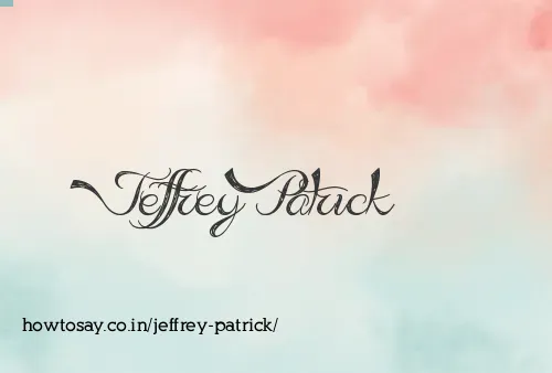 Jeffrey Patrick