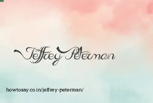 Jeffrey Peterman