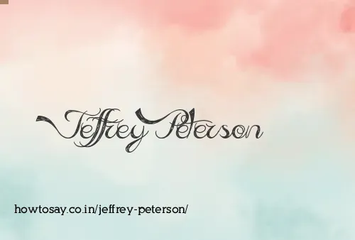 Jeffrey Peterson