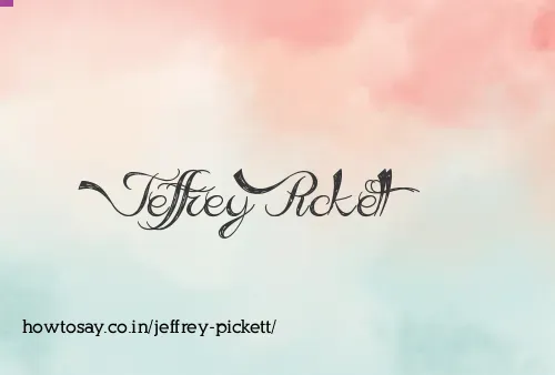 Jeffrey Pickett