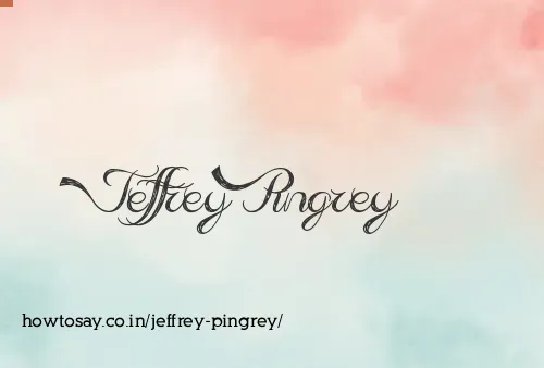 Jeffrey Pingrey