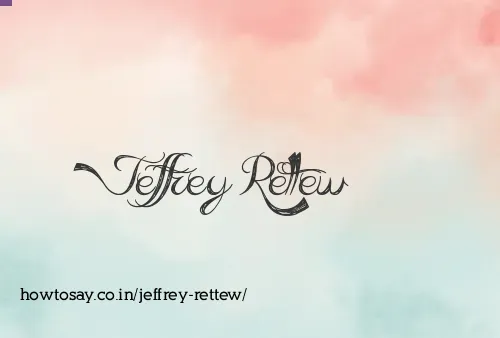 Jeffrey Rettew