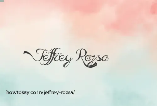 Jeffrey Rozsa