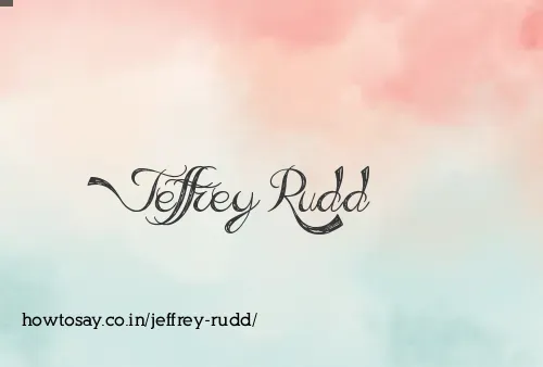 Jeffrey Rudd