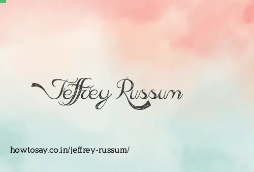Jeffrey Russum