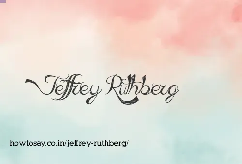 Jeffrey Ruthberg